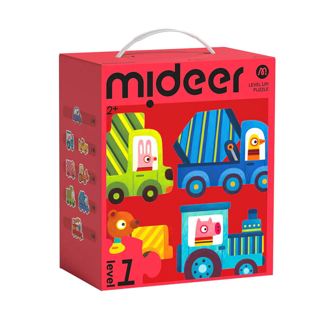 Level Up Puzzles — 1. līmeņa transportlīdzekļi