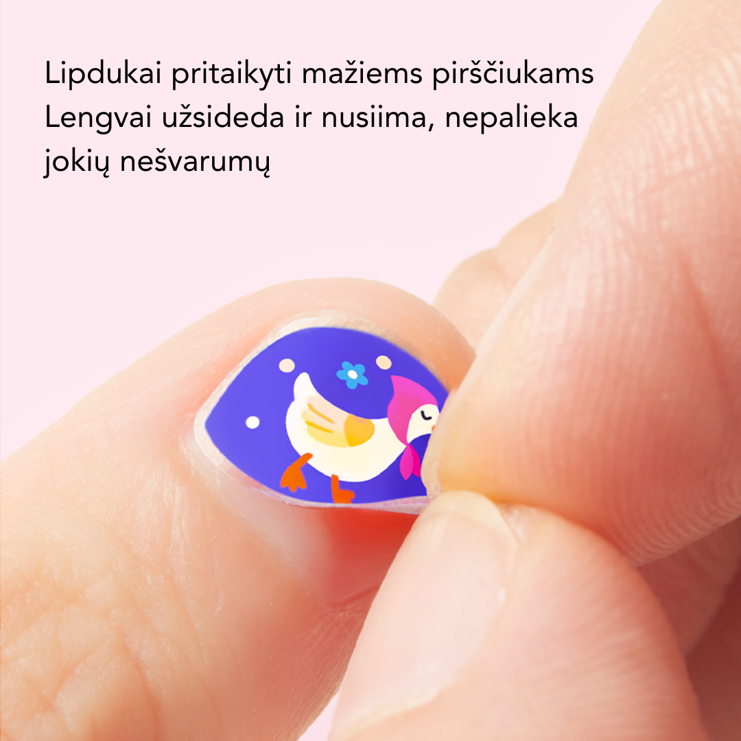 Modernas nagu uzlīmes — deserta tēma