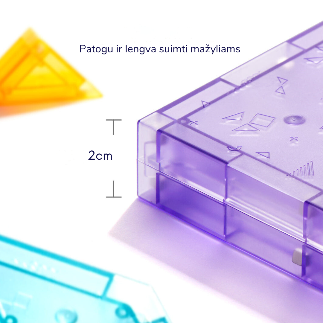 Mini magnētiskais konstruktors - Tangram