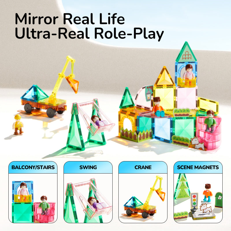 Interactive Magnetic Building Set - Community Heroes