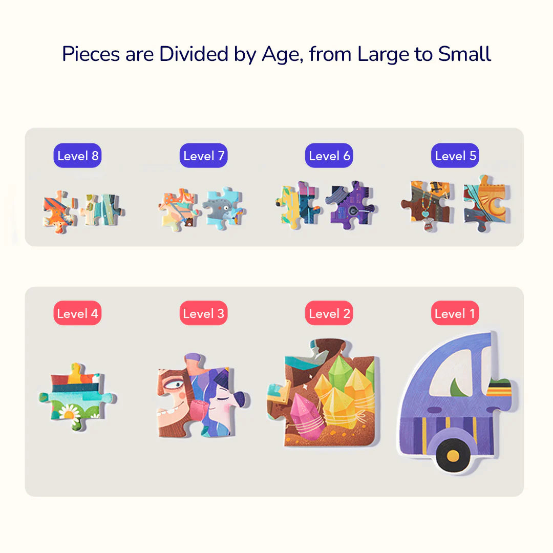 Level Up Puzzles — 5. līmeņa pasaku pasaule