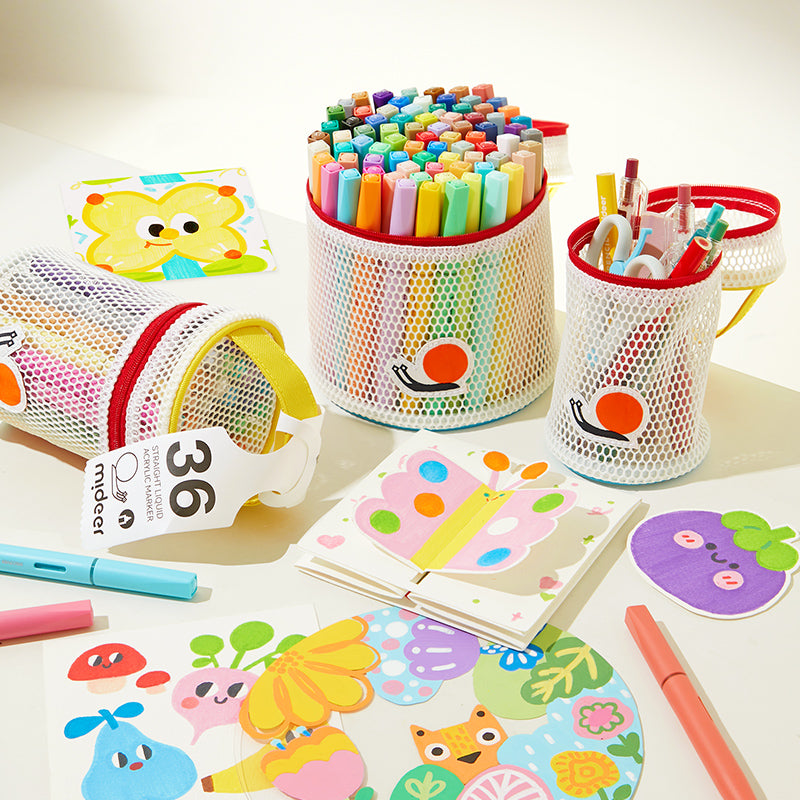 Vandens pagrindo akriliniai markeriai - 80 spalvų