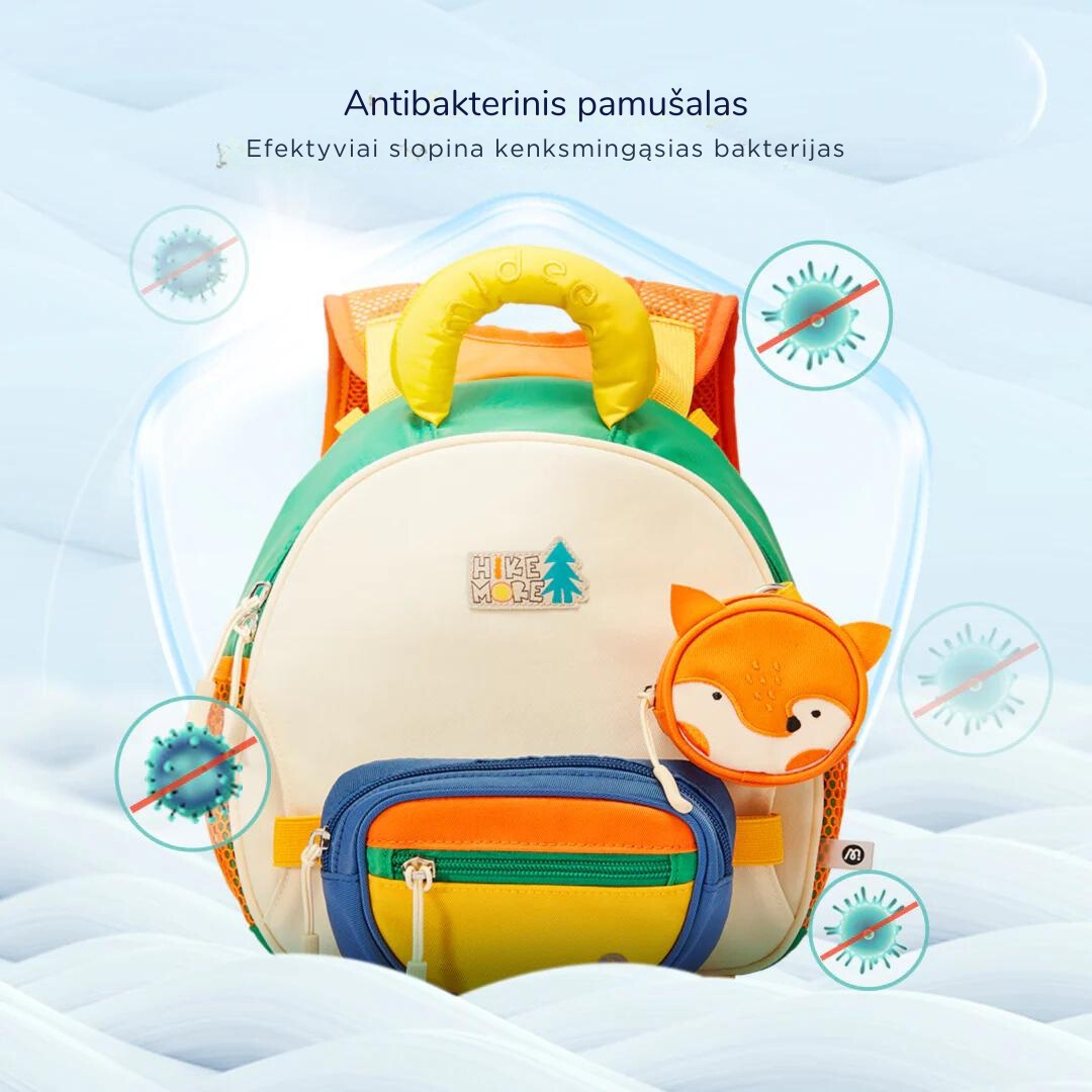 Bērnu ceļojumu mugursoma - Zaļa