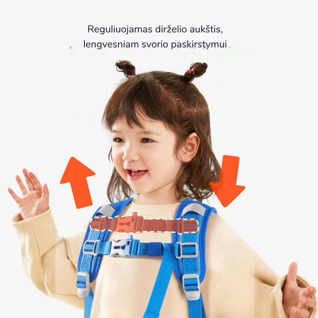 Bērnu ceļojumu mugursoma - Zaļa