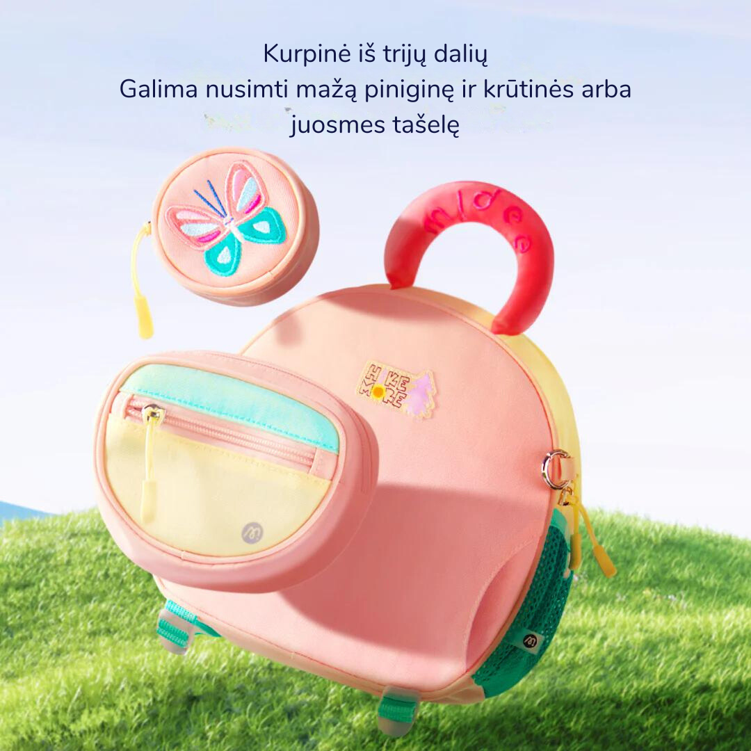 Bērnu ceļojumu mugursoma - Zaļa