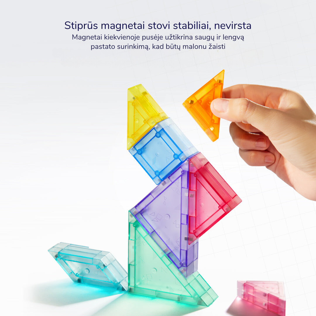 Mini magnētiskais konstruktors - Tangram