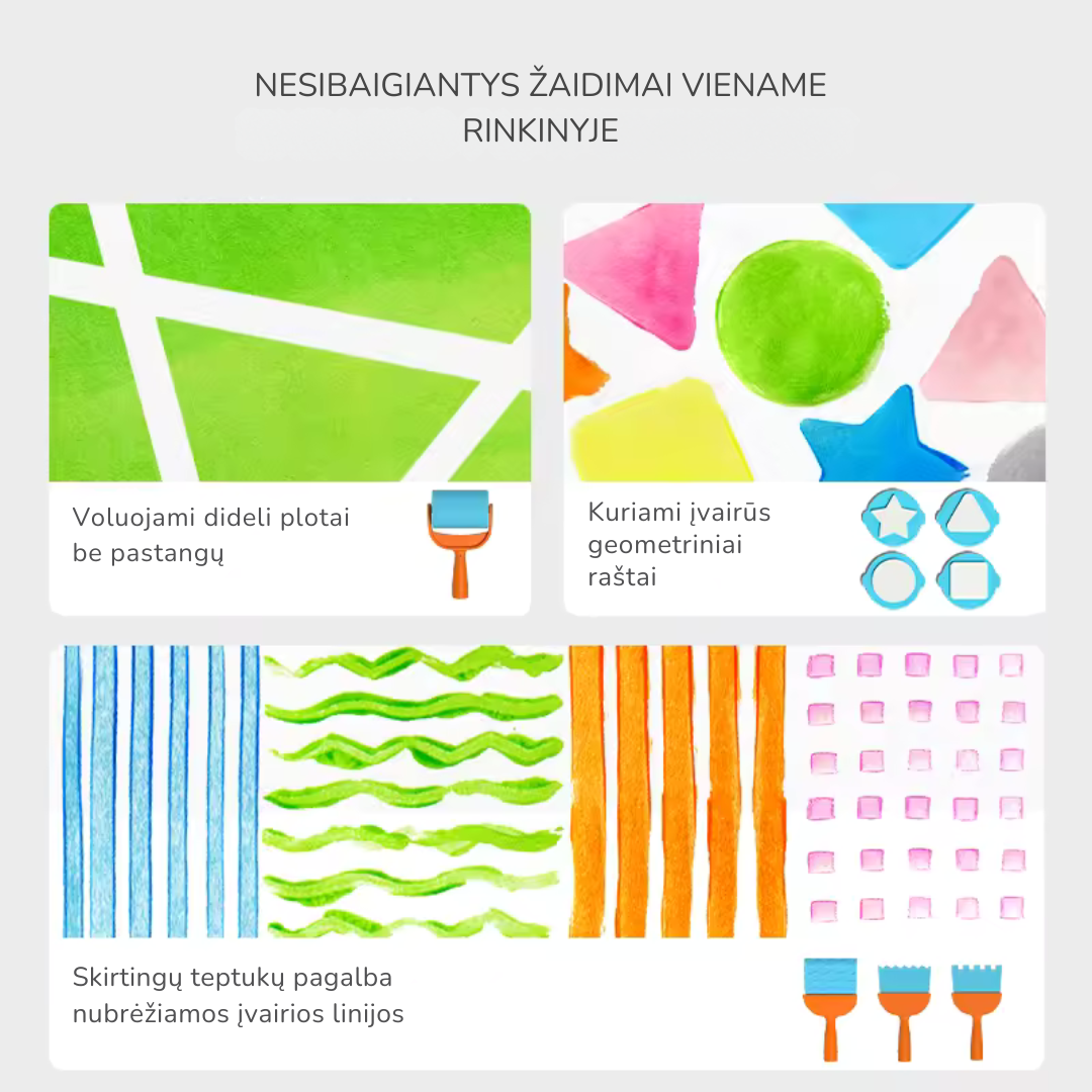 Gleznošanas piederumu komplekts