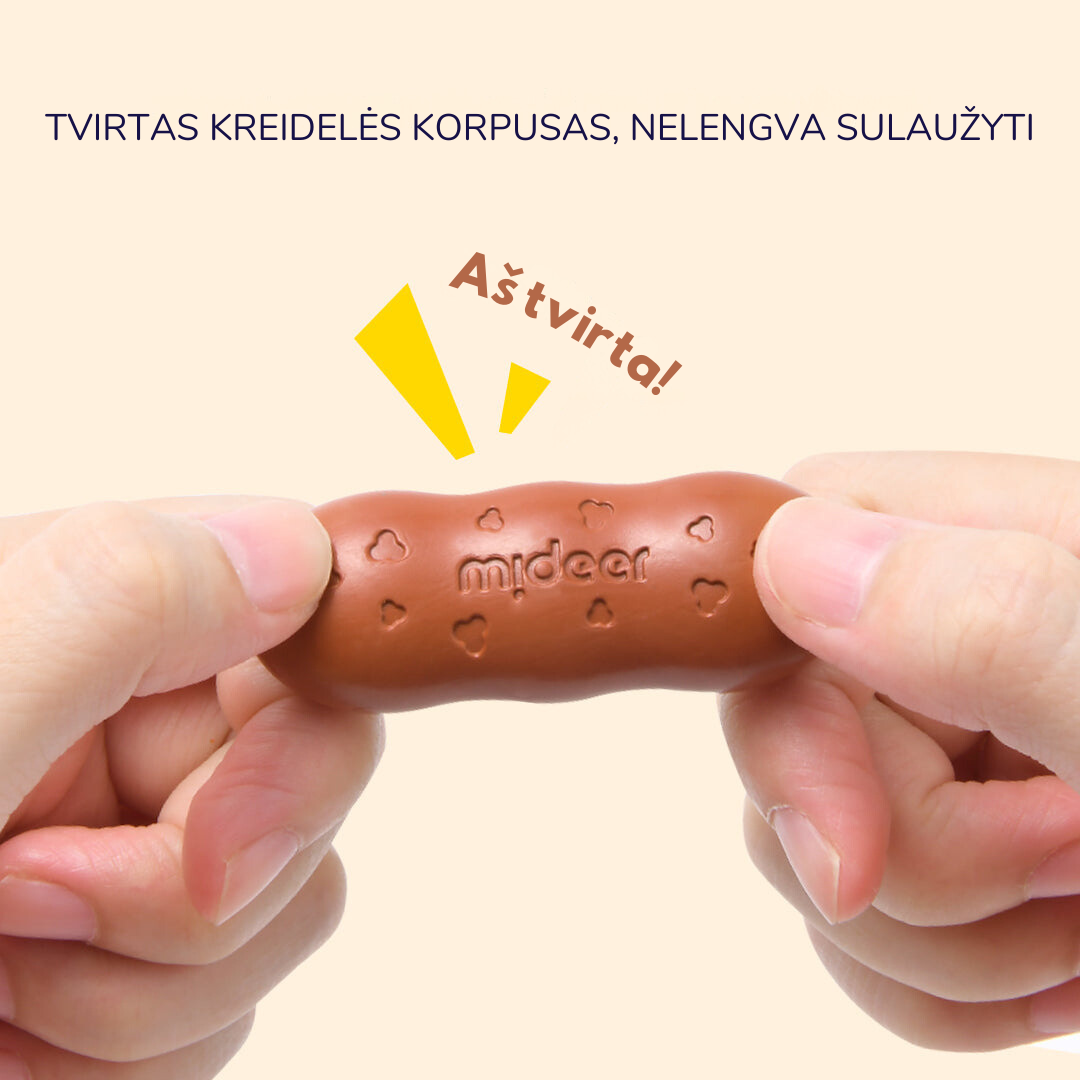 Bišu vaska krītiņu pupiņas - 12 krāsas