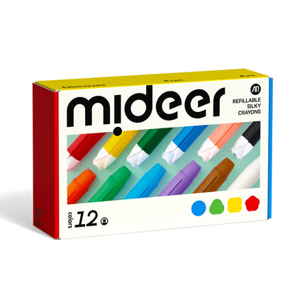 Zīda krītiņu pievienošana, 12 krāsas 