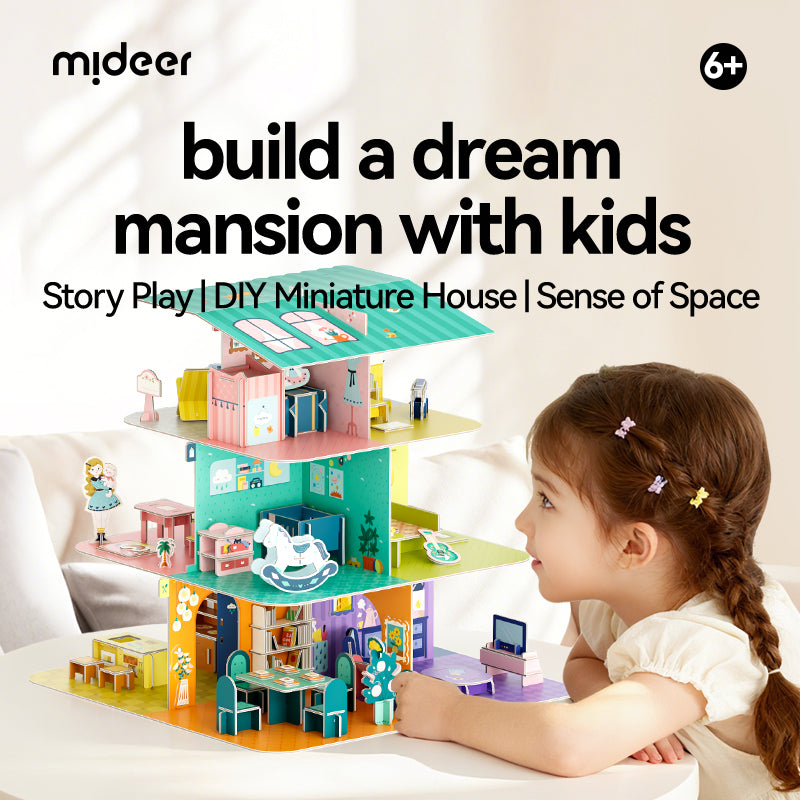 3D Puzzle and DIY Dollhouse