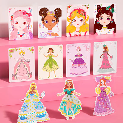 3-in-1 radošās darbnīcas komplekts - "Princeses fantāzijas grims"