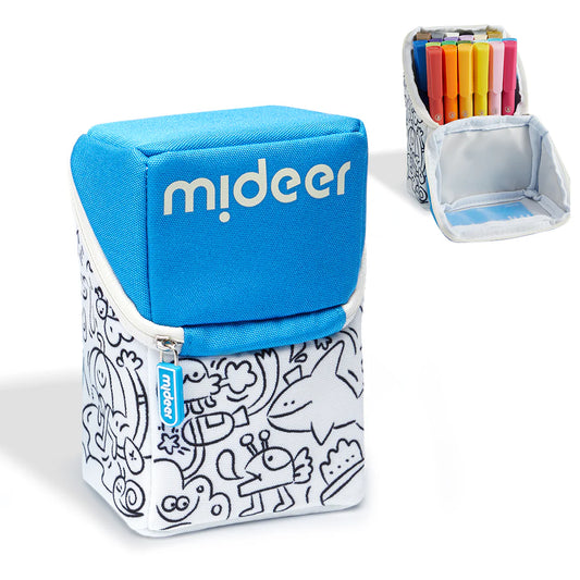Soft-Tip Acrylic Markers in a Coloring Case – 24 Colors