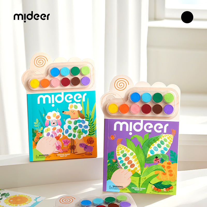 Creative Finger-Painting Album - Garden Theme