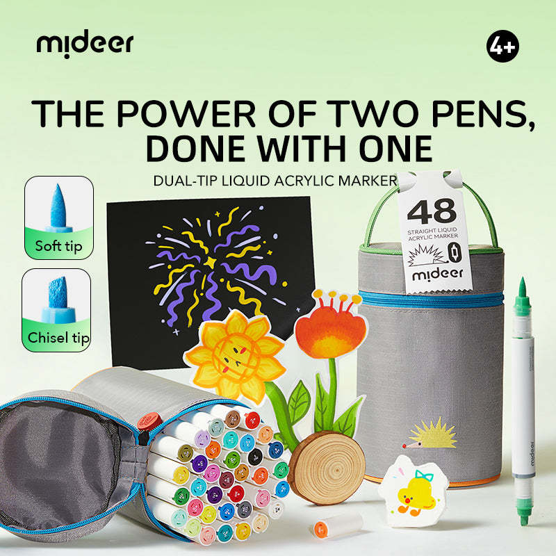 Dual-Tip Acrylic Markers