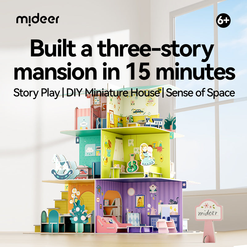 3D Puzzle and DIY Dollhouse