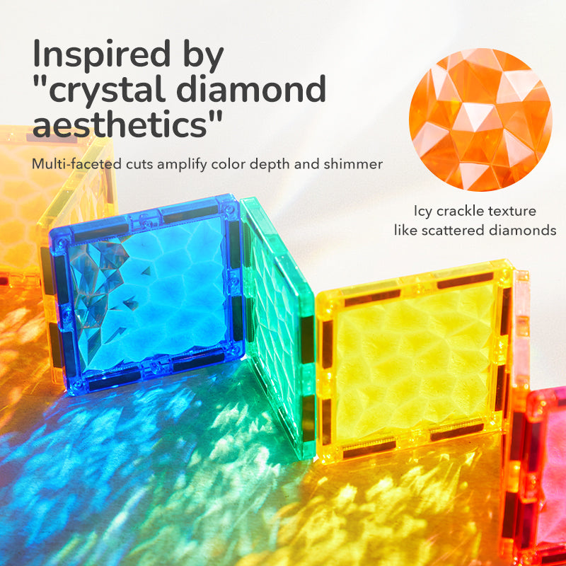 Magnetic Building Set - Prism - 90 Pieces
