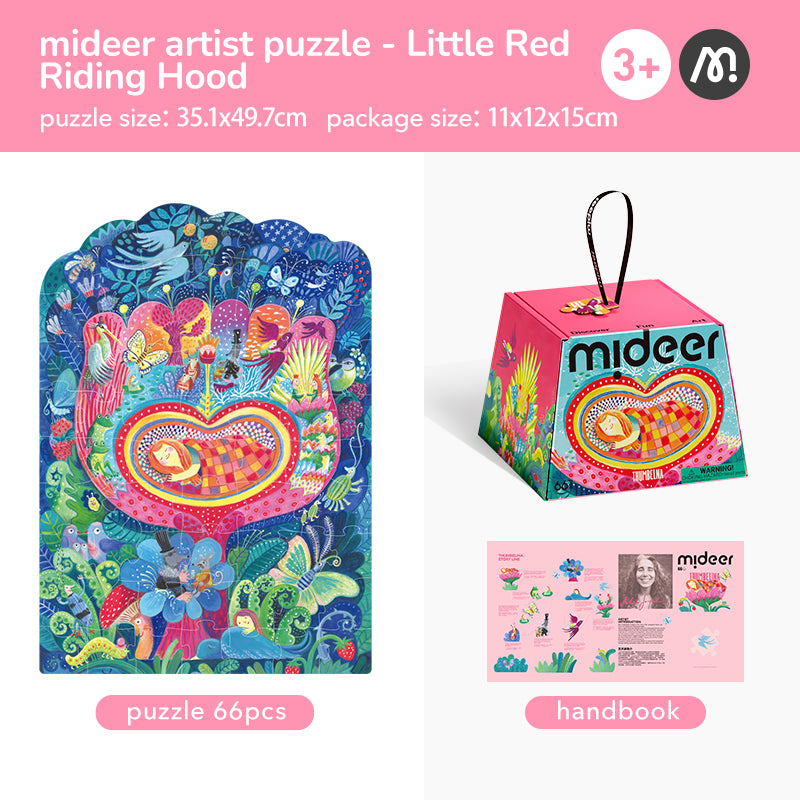 Artist-Designed Puzzle - Thumbelina, 66 Pieces