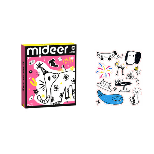 Tattoo and Sticker Set - MINI Pink