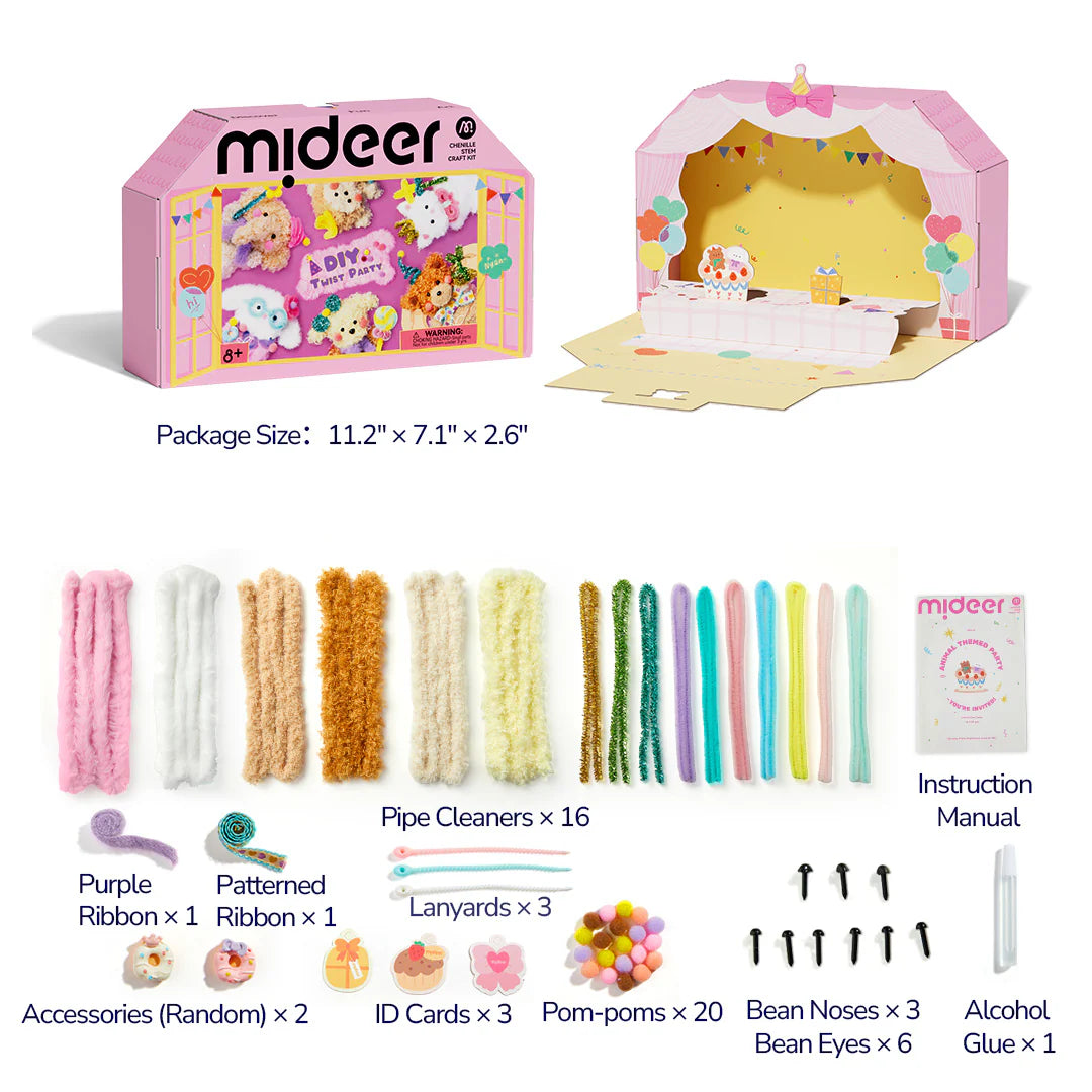 Pliušinių žaislų kūrimo rinkinys