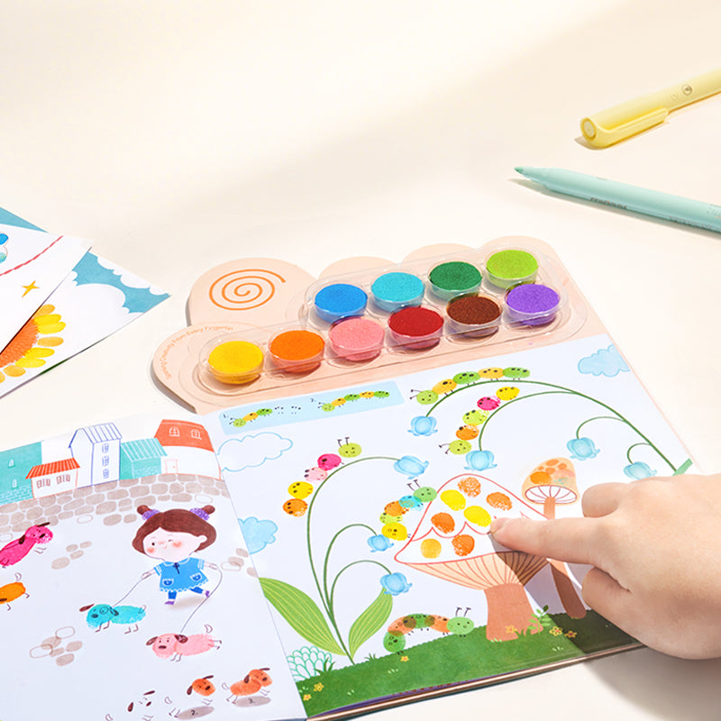 Creative Finger-Painting Album - Garden Theme