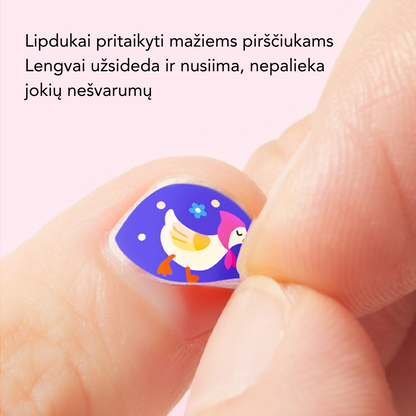 Modernas nagu uzlīmes — deserta tēma