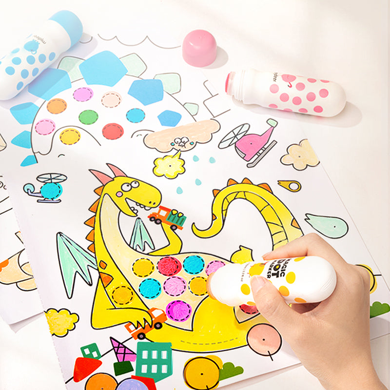 Mazgājami flomāsteri marķieri - 6 krāsas