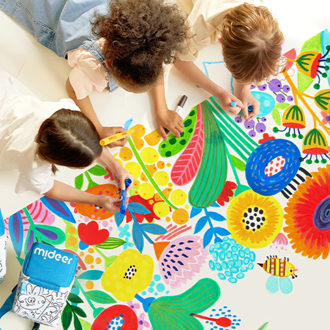 Soft-Tip Acrylic Markers in a Coloring Case – 24 Colors