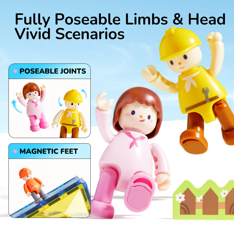 Interactive Magnetic Building Set - Community Heroes