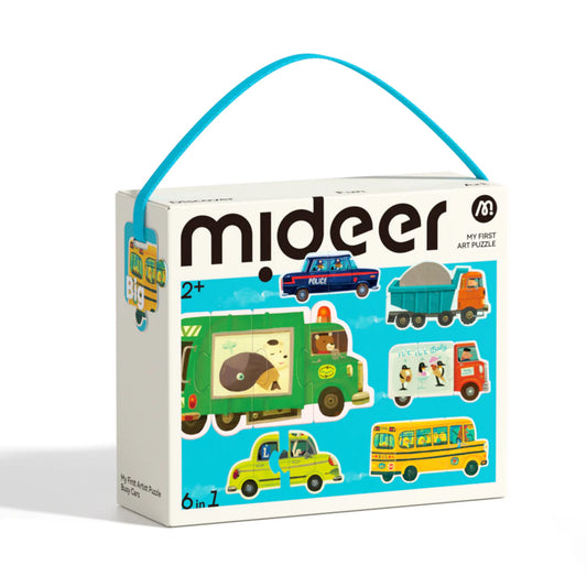 6-in-1 Puzzle Set – Vehicles