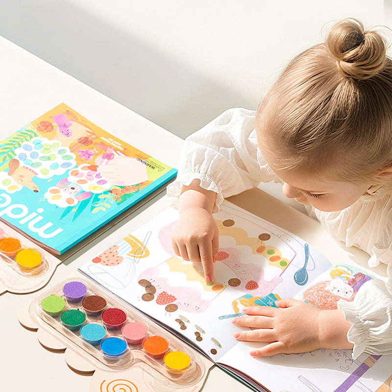 Creative Finger-Painting Album - Garden Theme