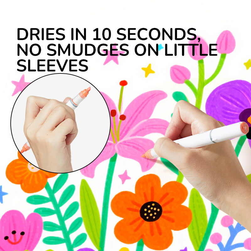 Dual-Tip Acrylic Markers
