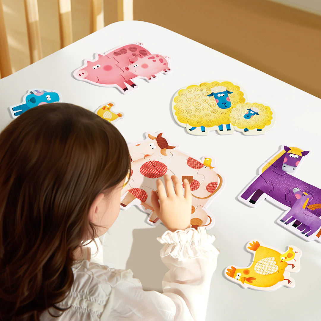 6-in-1 Puzzle Set – Mom and Baby