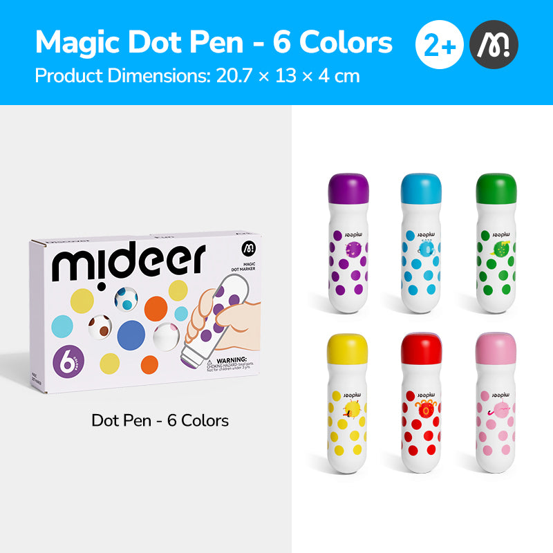 Mazgājami flomāsteri marķieri - 6 krāsas