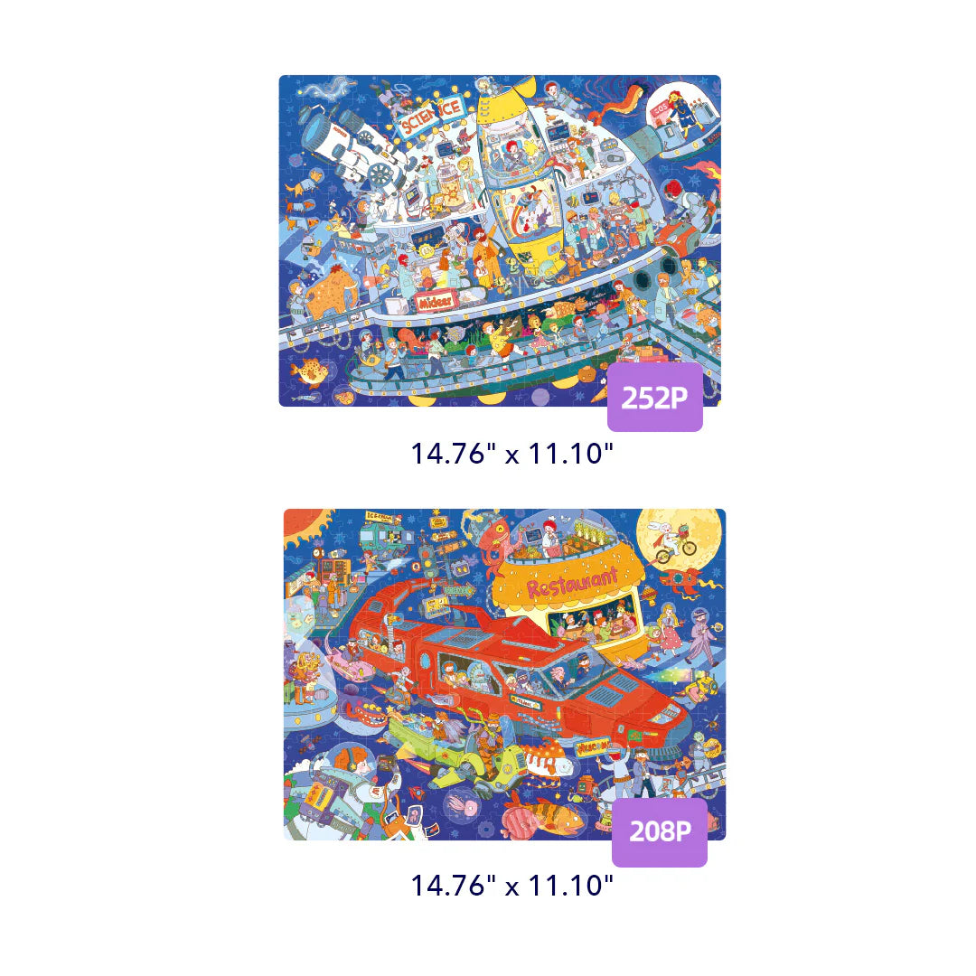 Level Up Puzzle Set – Level 7: Journey Through the Stars