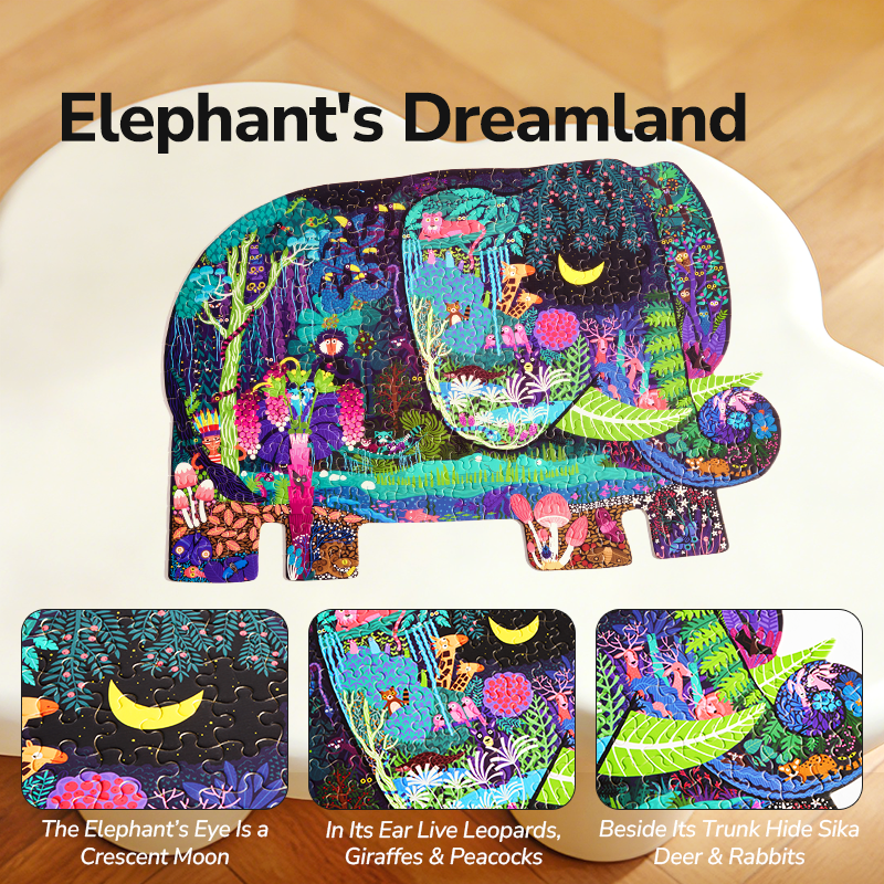 Shaped Puzzle - Elephant's Dream