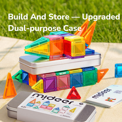 MINI MAGNETINIS KONSTRUKTORIUS METALINĖJE DĖŽUTĖJE