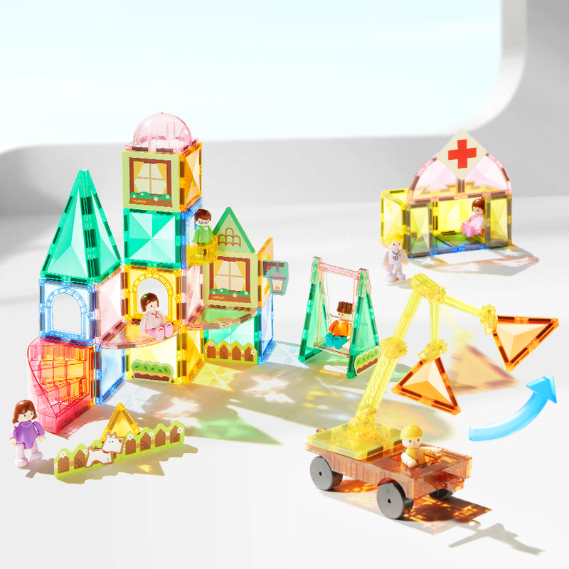 Interactive Magnetic Building Set - Community Heroes
