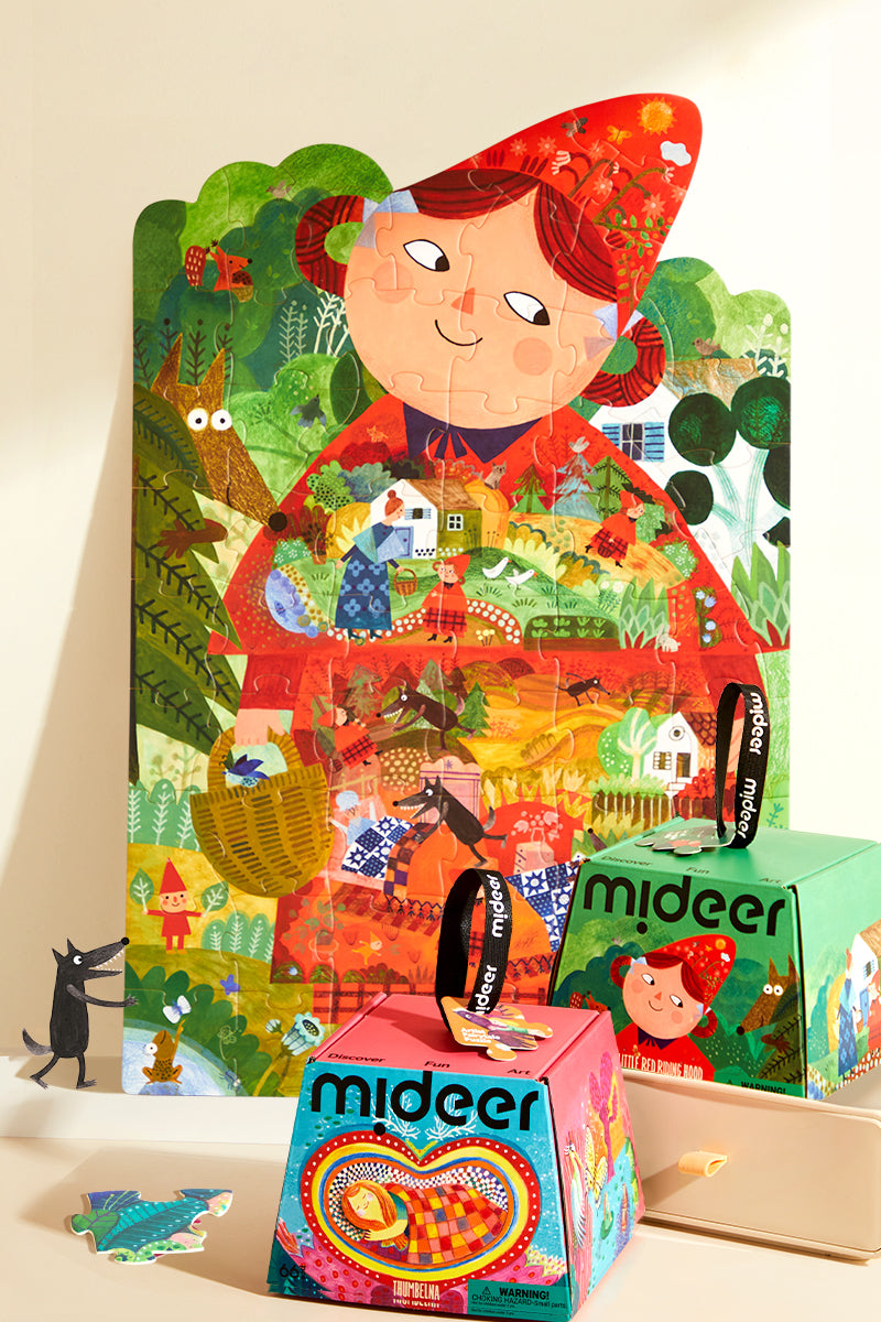 Artist-Designed Puzzle - Little Red Riding Hood, 59 Pieces