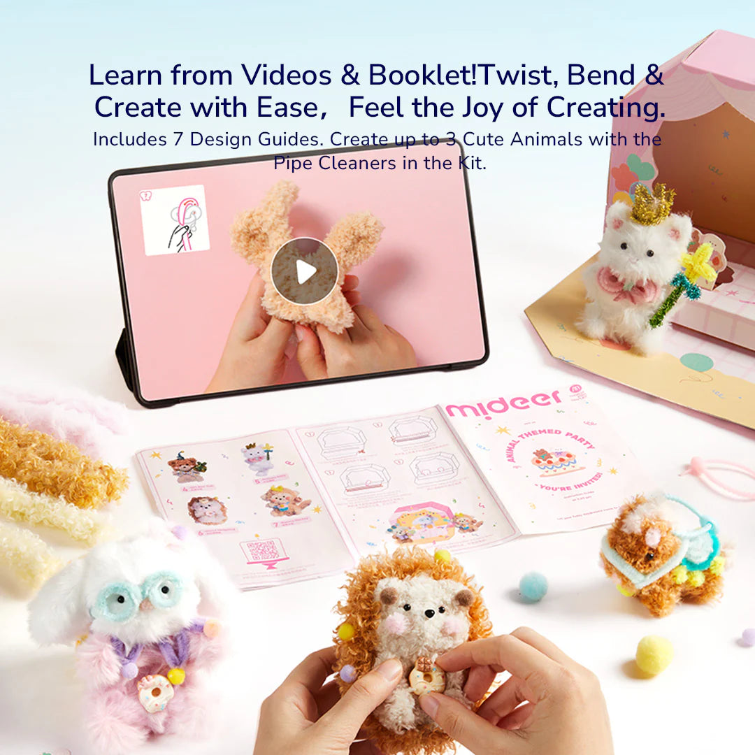 Pliušinių žaislų kūrimo rinkinys