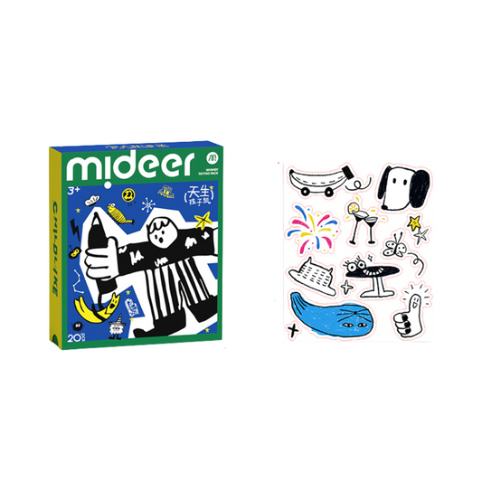 Tattoo and Sticker Set - MINI Blue