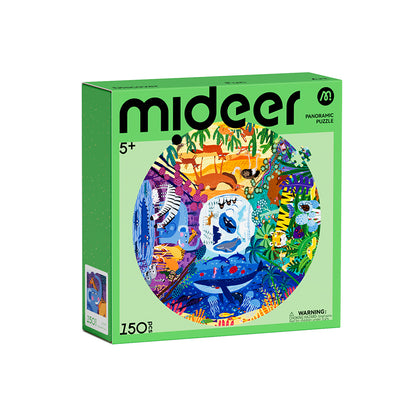 Apļveida puzzle Zemūdens piedzīvojums