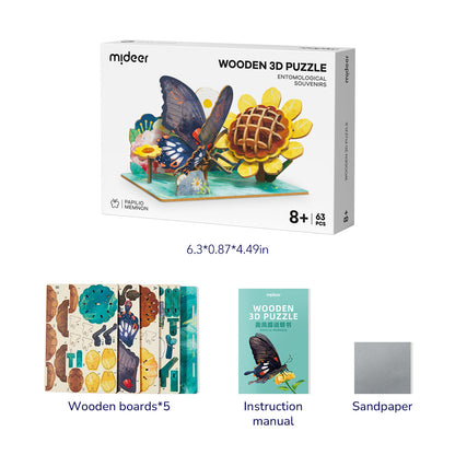 Koka 3D mīkla: Papilio Memnon