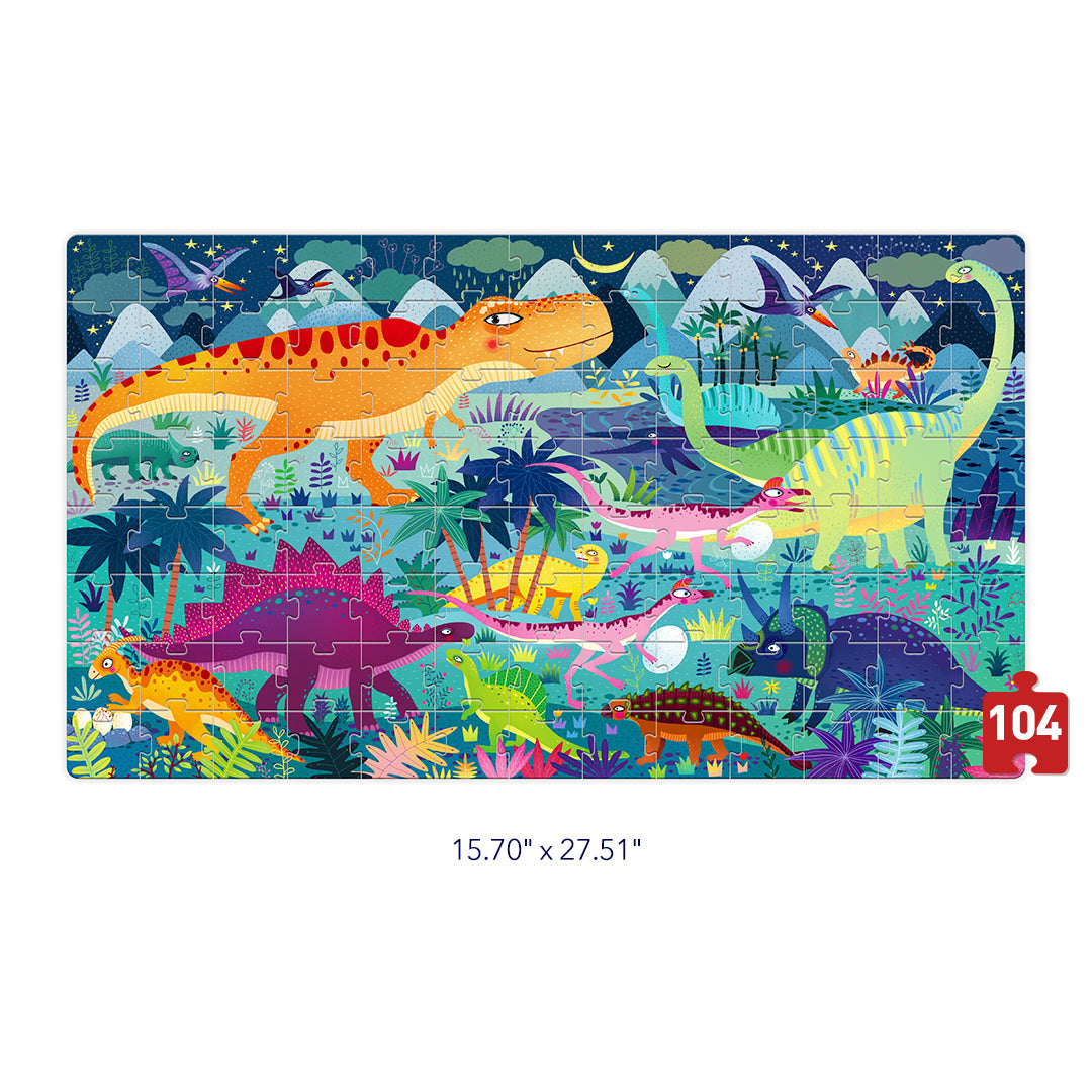 Pārnēsājama puzle “Dinozauru laikmets”
