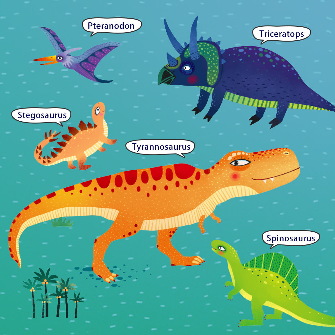 Pārnēsājama puzle “Dinozauru laikmets”